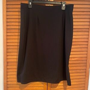 Liz Claiborne First Issue Collection Black Casual Skirt Sz XL